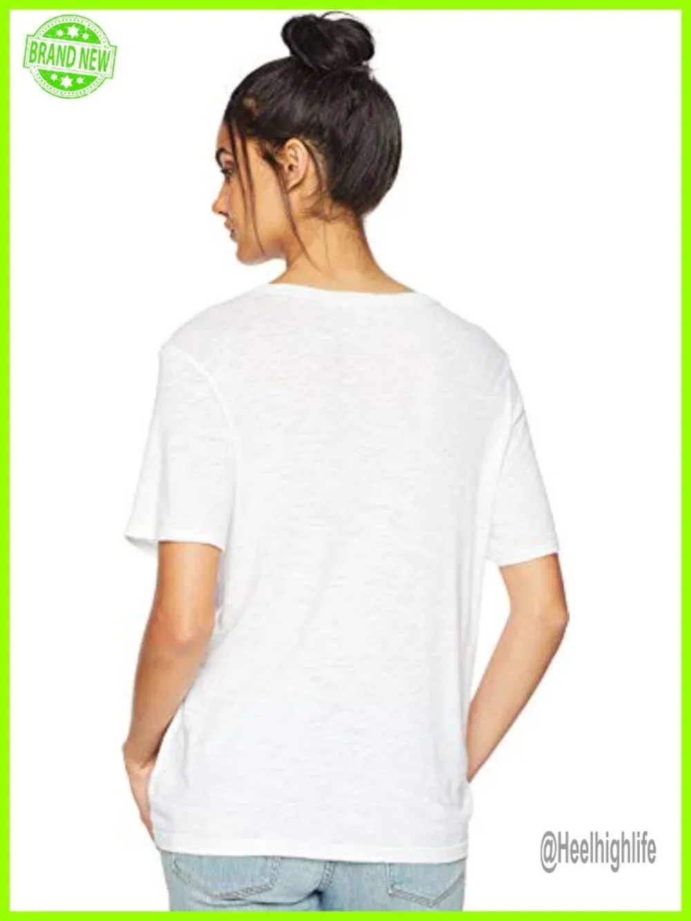 Cotton Modal Slub Crew Neck Short Sleeve Relaxed Fit Tee Casual